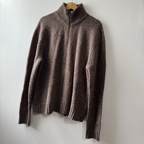 NEW Toad&Co Men’s Wilde Full Zip Sweater Brown Sugar Sz L - Picture 7 of 10